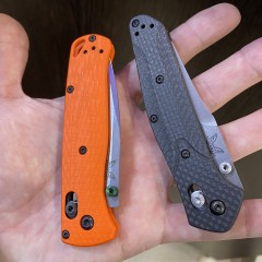 Нож BENCHMADE BUGOUT BMCU535-SS-20CV-G10-ORG